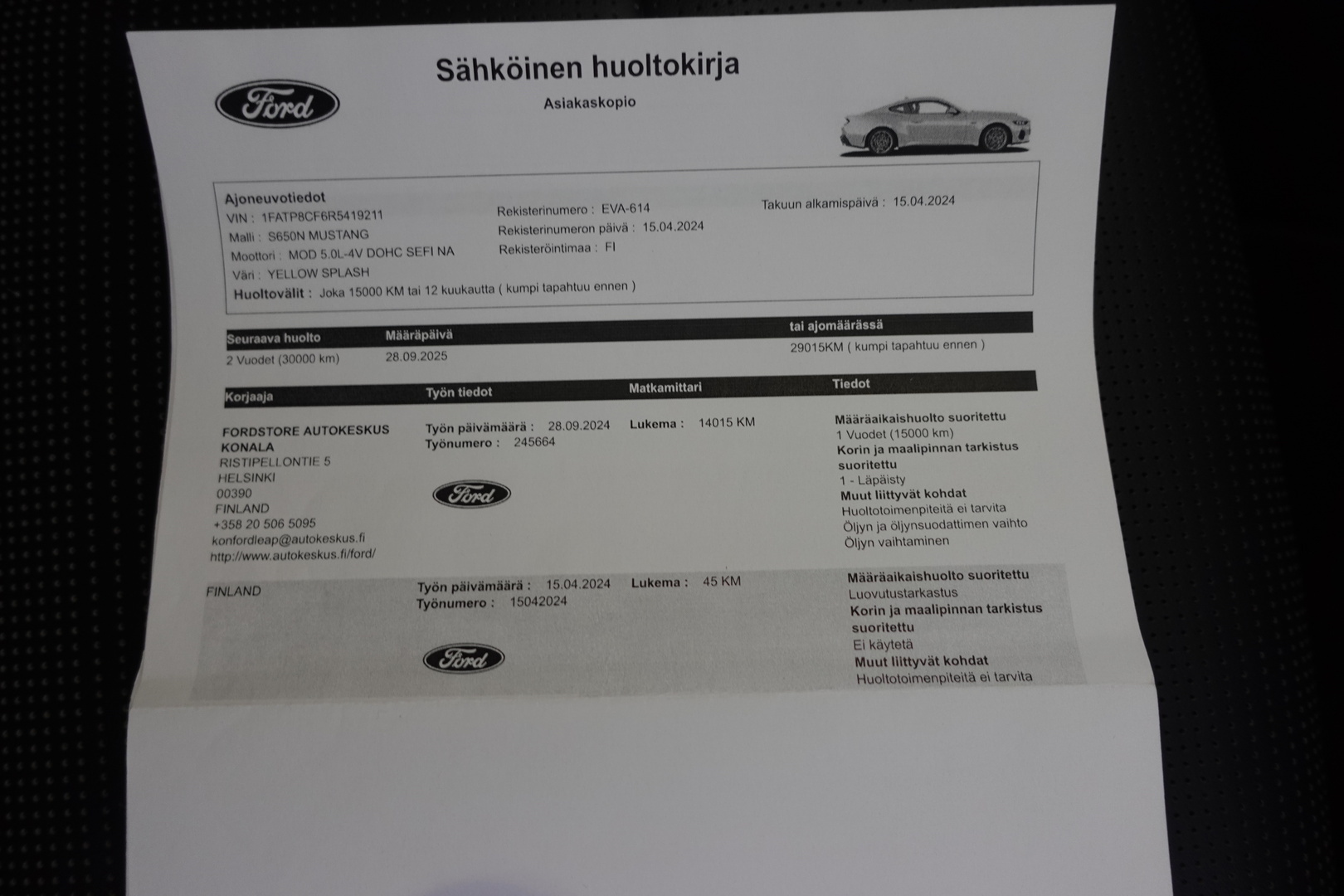 FORD Mustang 2024
