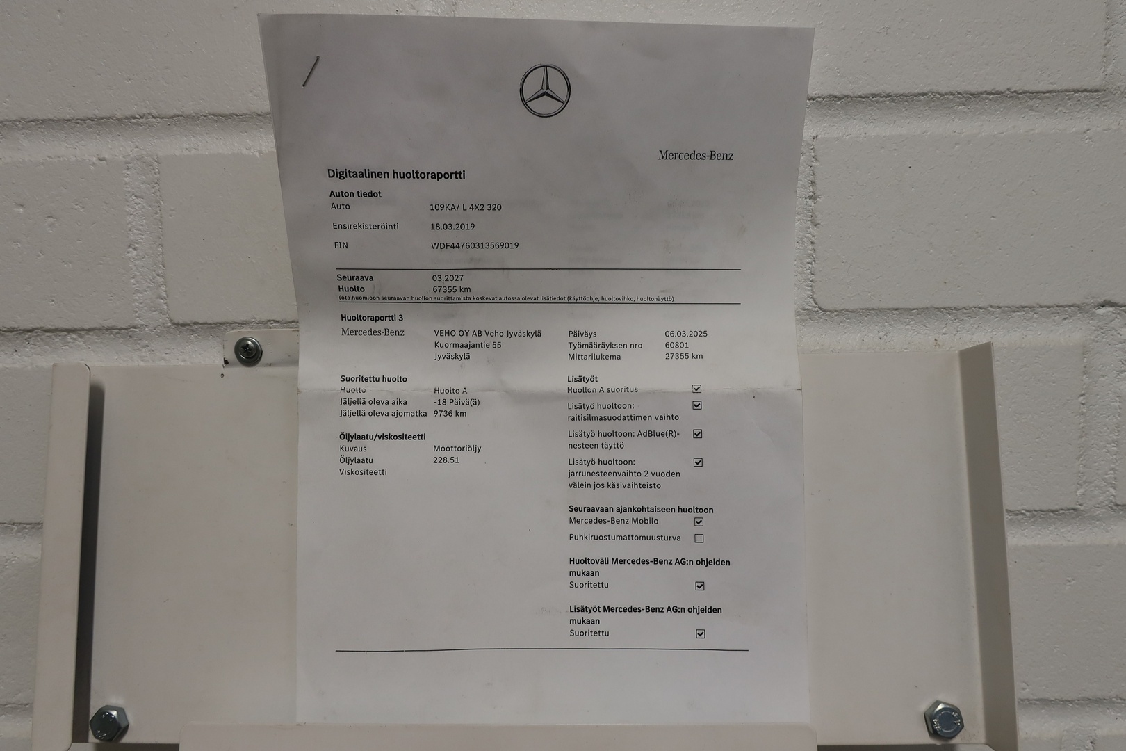 MERCEDES-BENZ Vito 2019