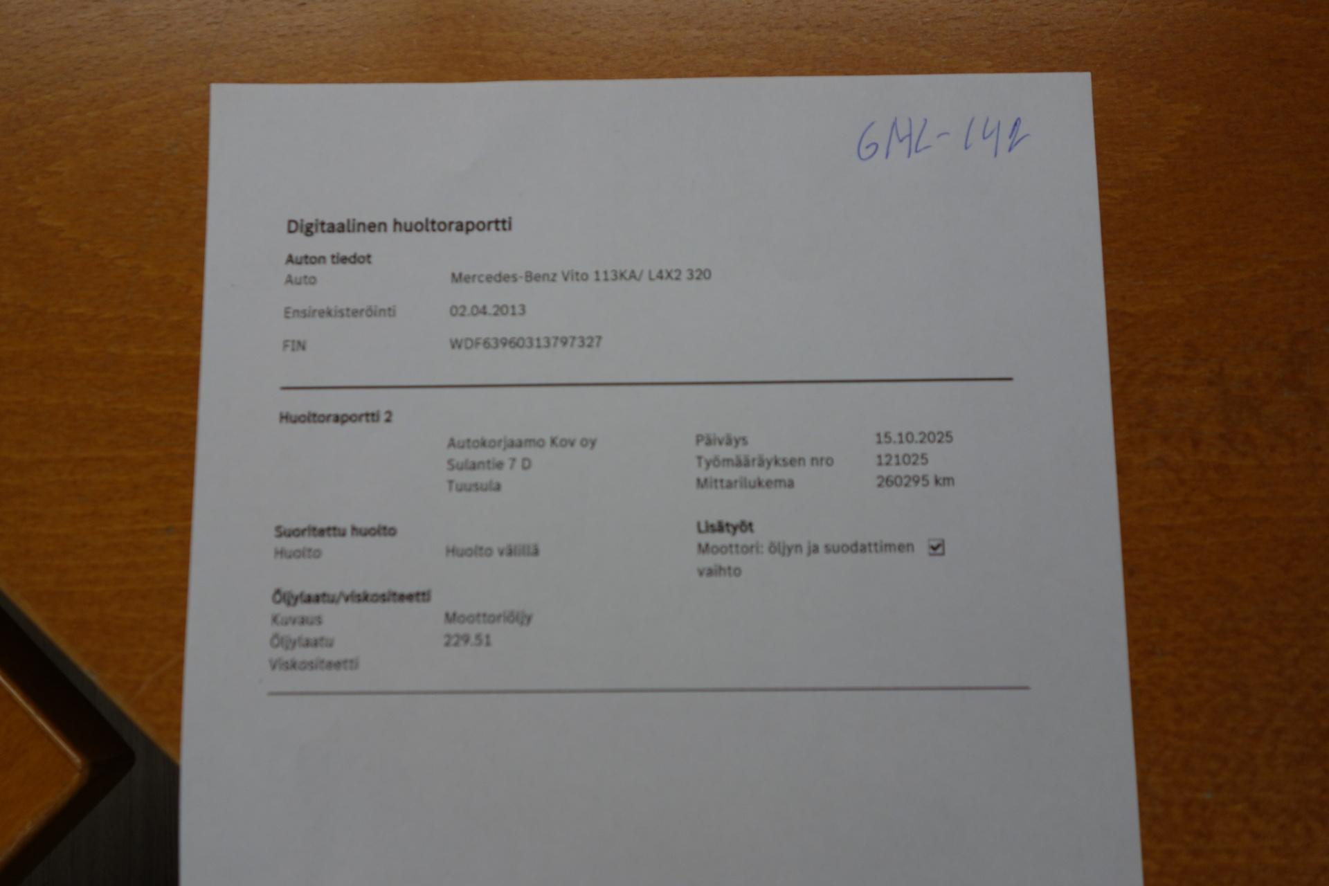 MERCEDES-BENZ Vito 2013