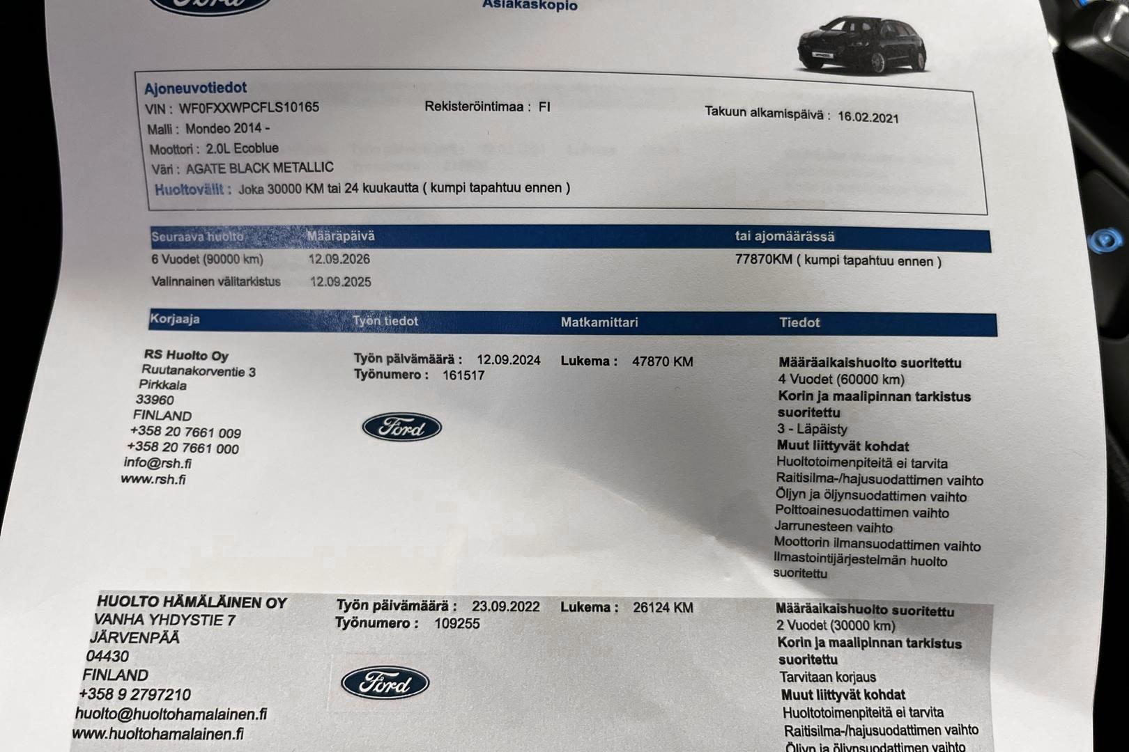 FORD MONDEO 2021