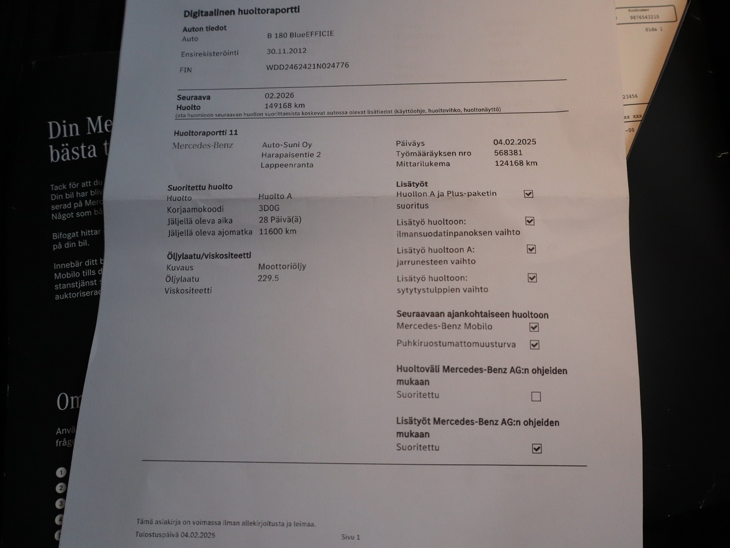 MERCEDES-BENZ B 2012