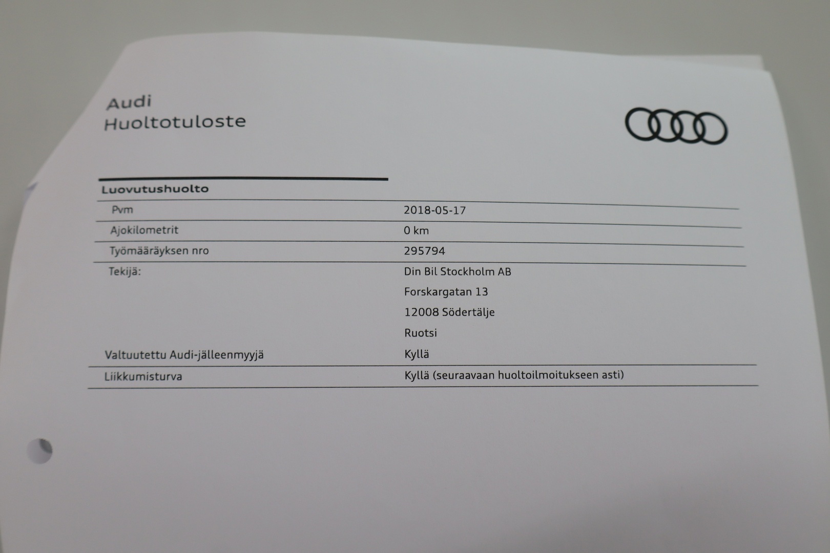 AUDI A4 2018