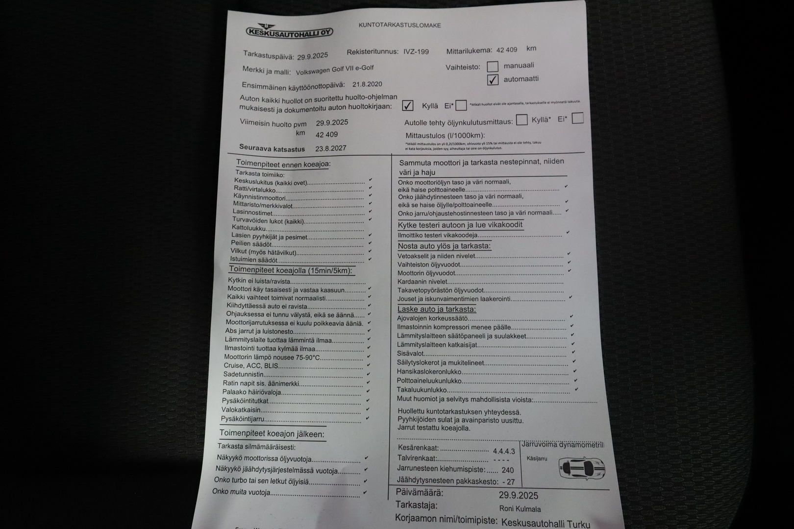 VOLKSWAGEN Golf 2020