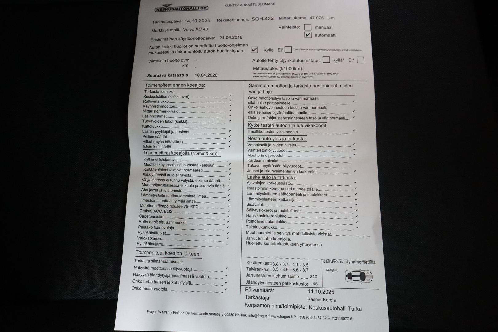 VOLVO XC40 2019