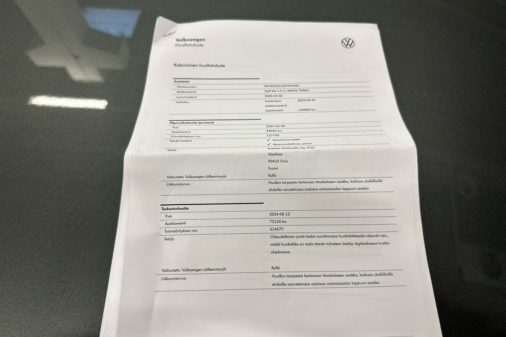 VOLKSWAGEN Golf 2020