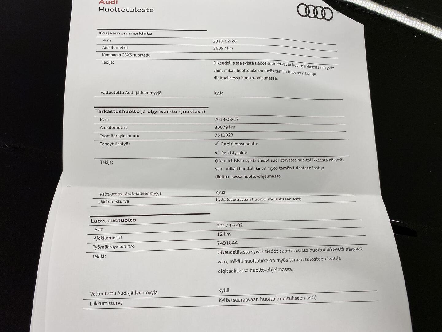 AUDI A8 2017