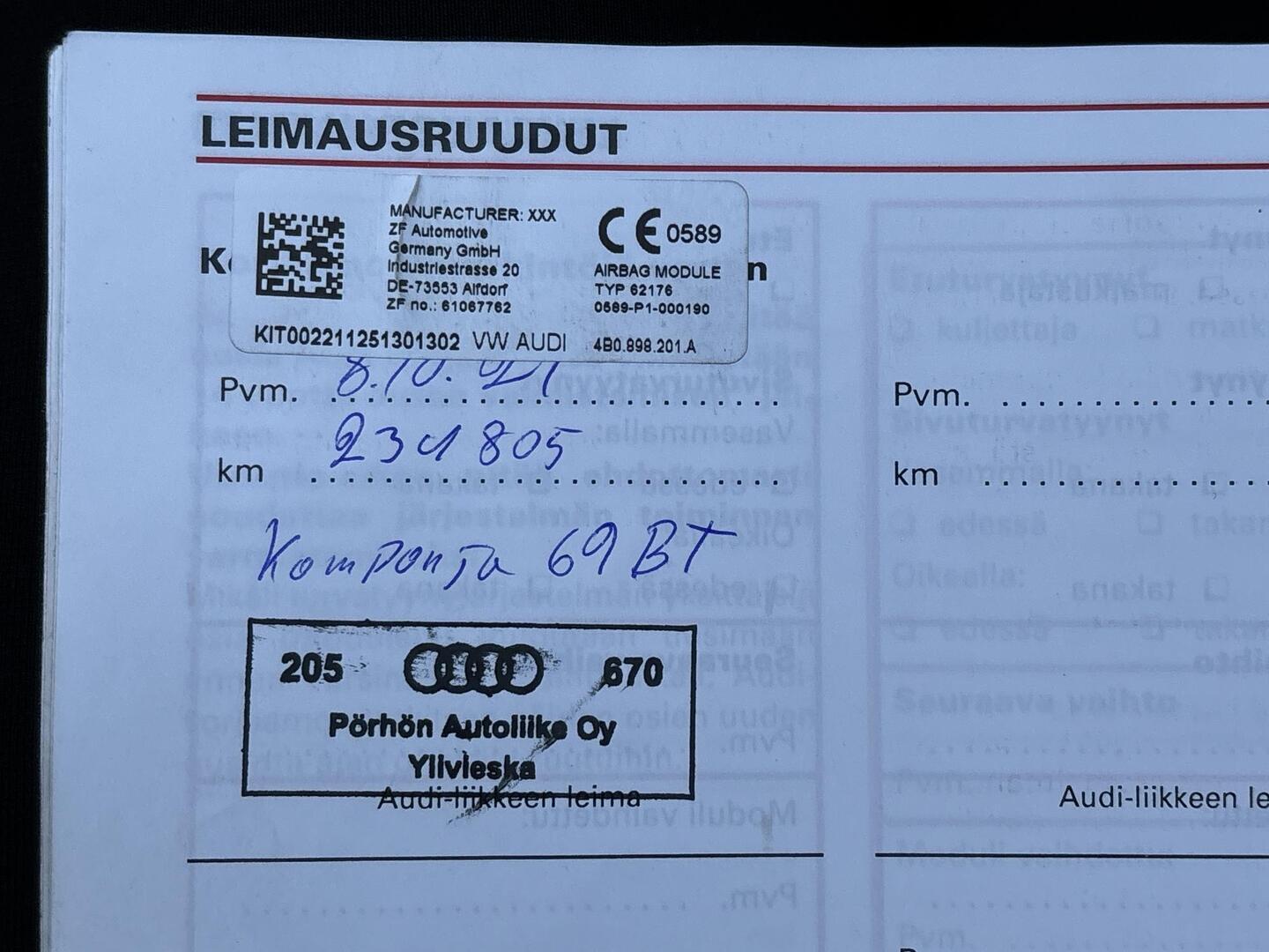 AUDI A4 1998