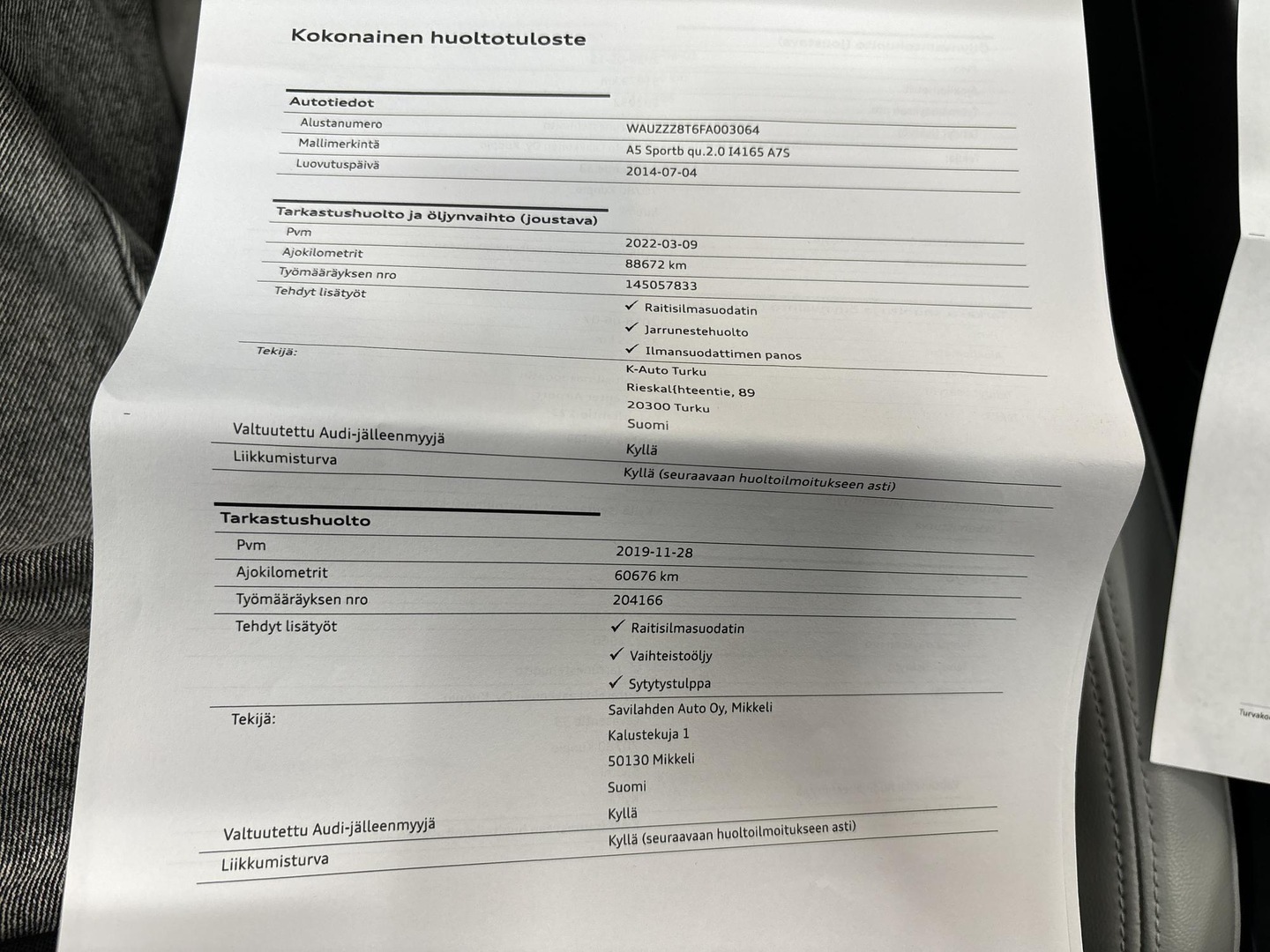 AUDI A5 2014