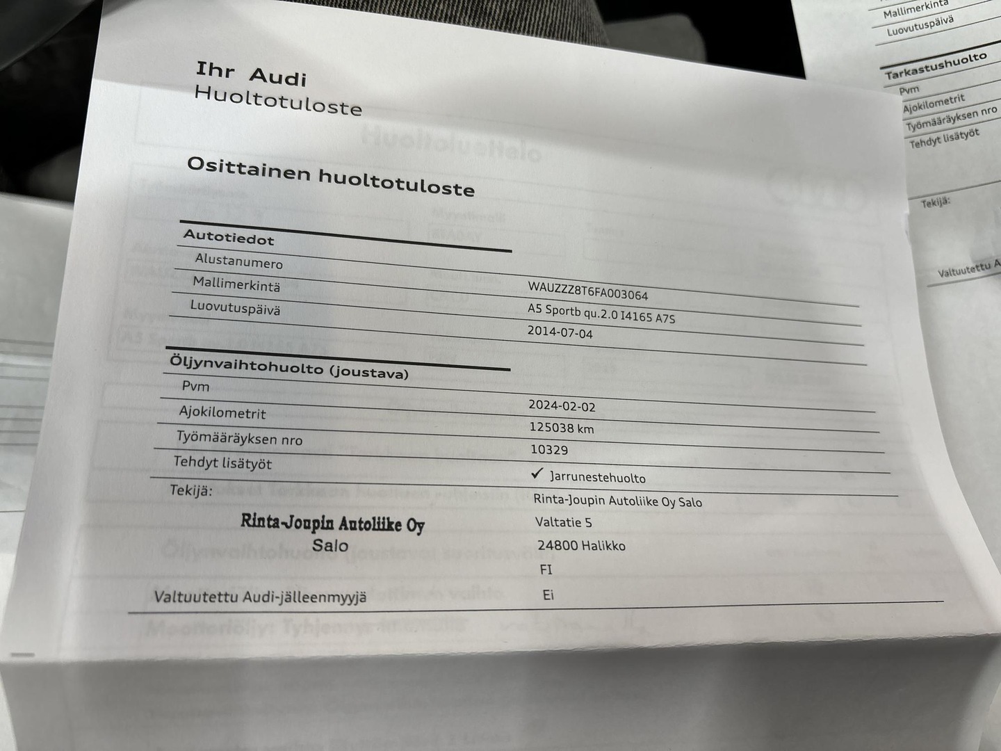 AUDI A5 2014