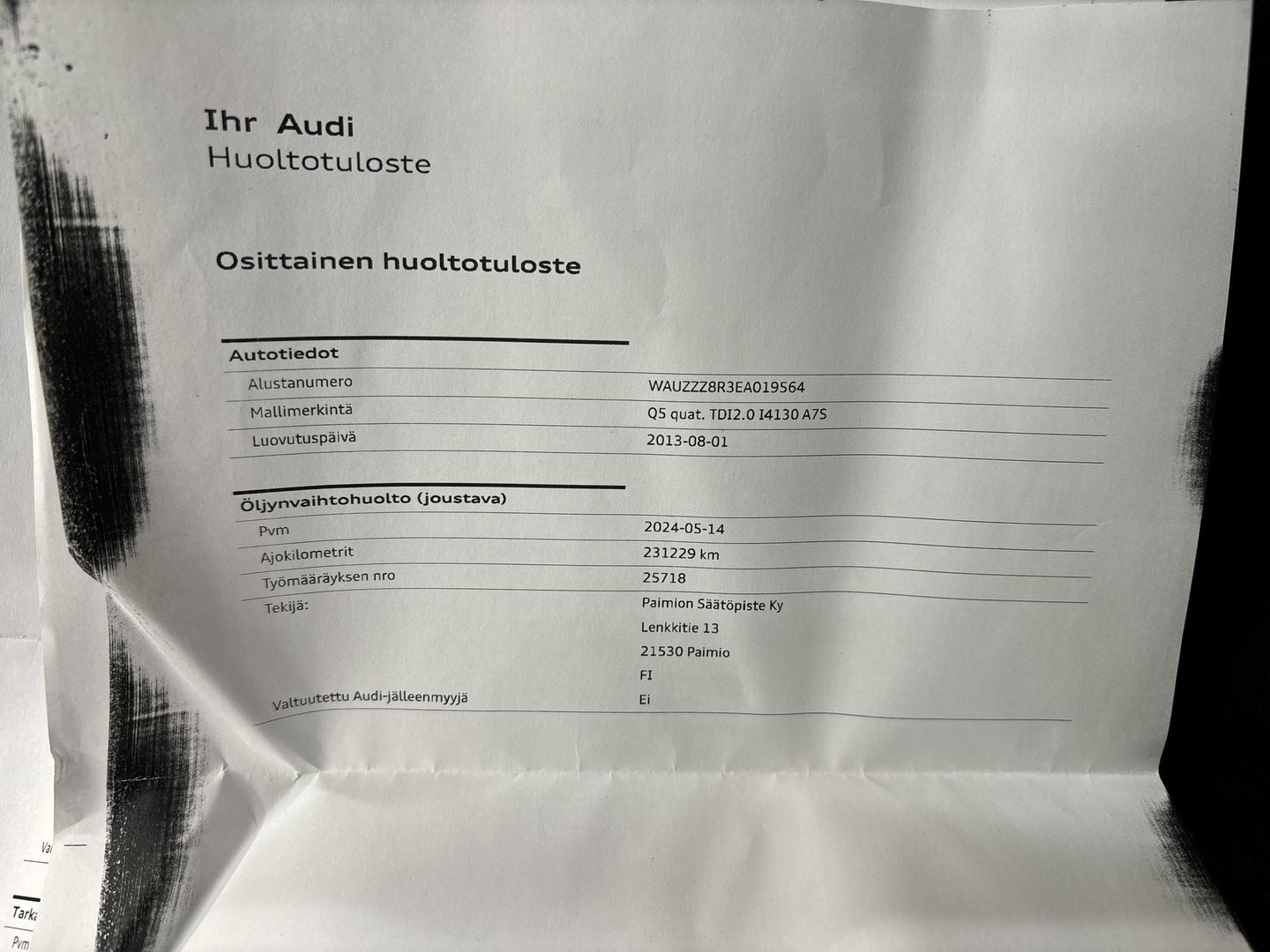AUDI Q5 2013