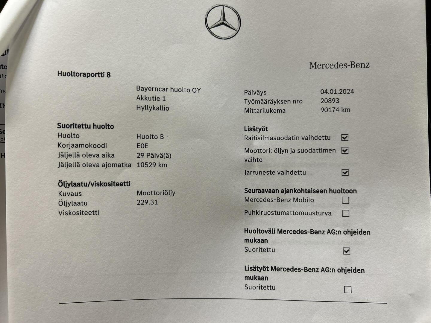 MERCEDES-BENZ B 2016