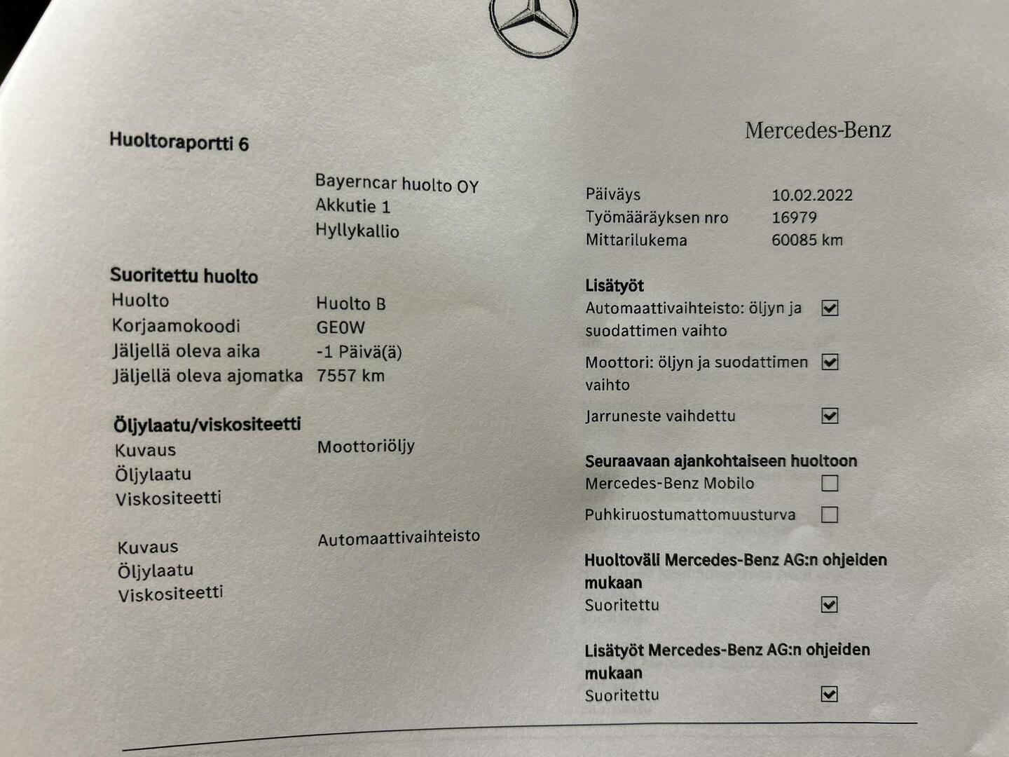 MERCEDES-BENZ B 2016
