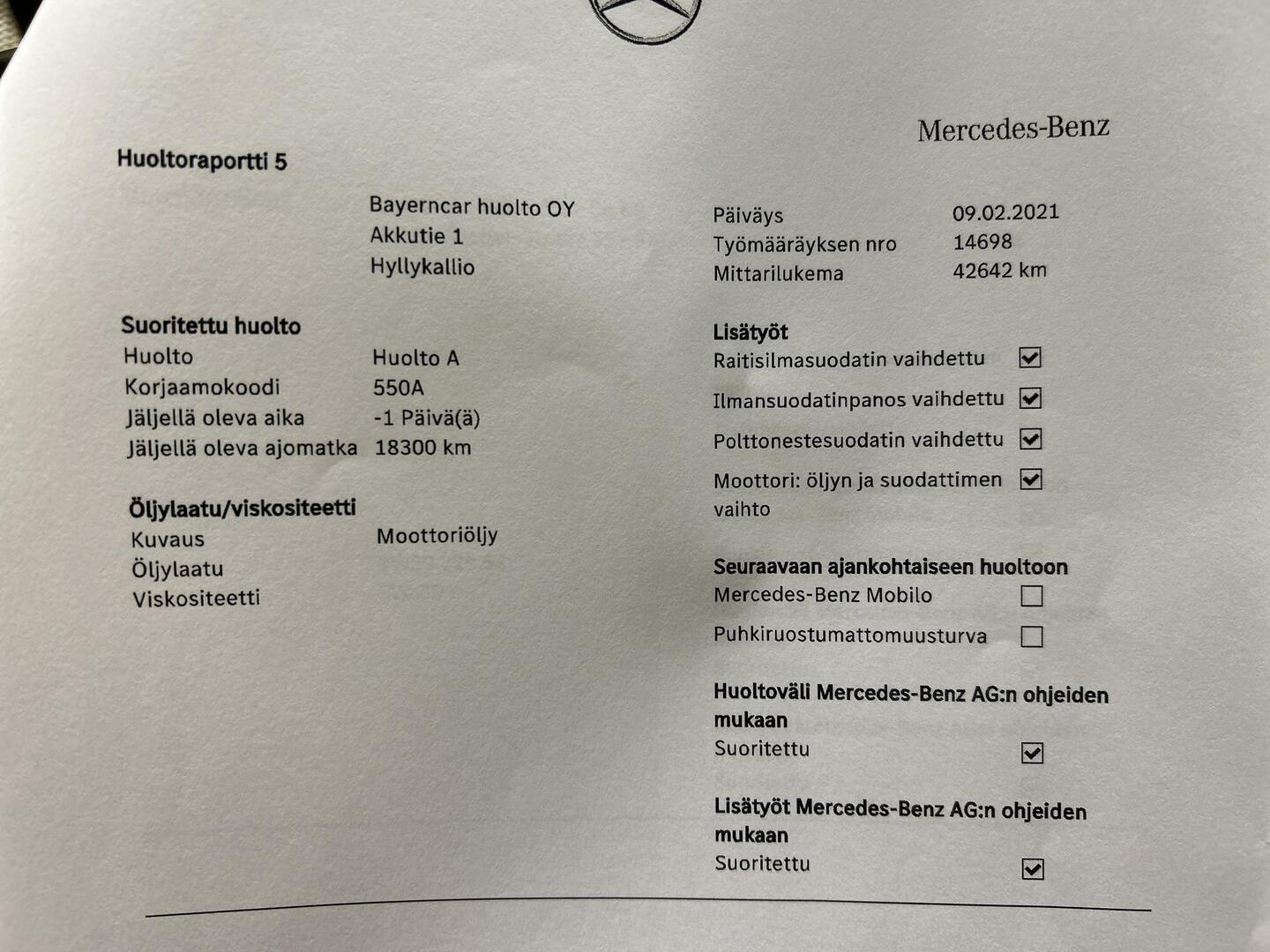 MERCEDES-BENZ B 2016