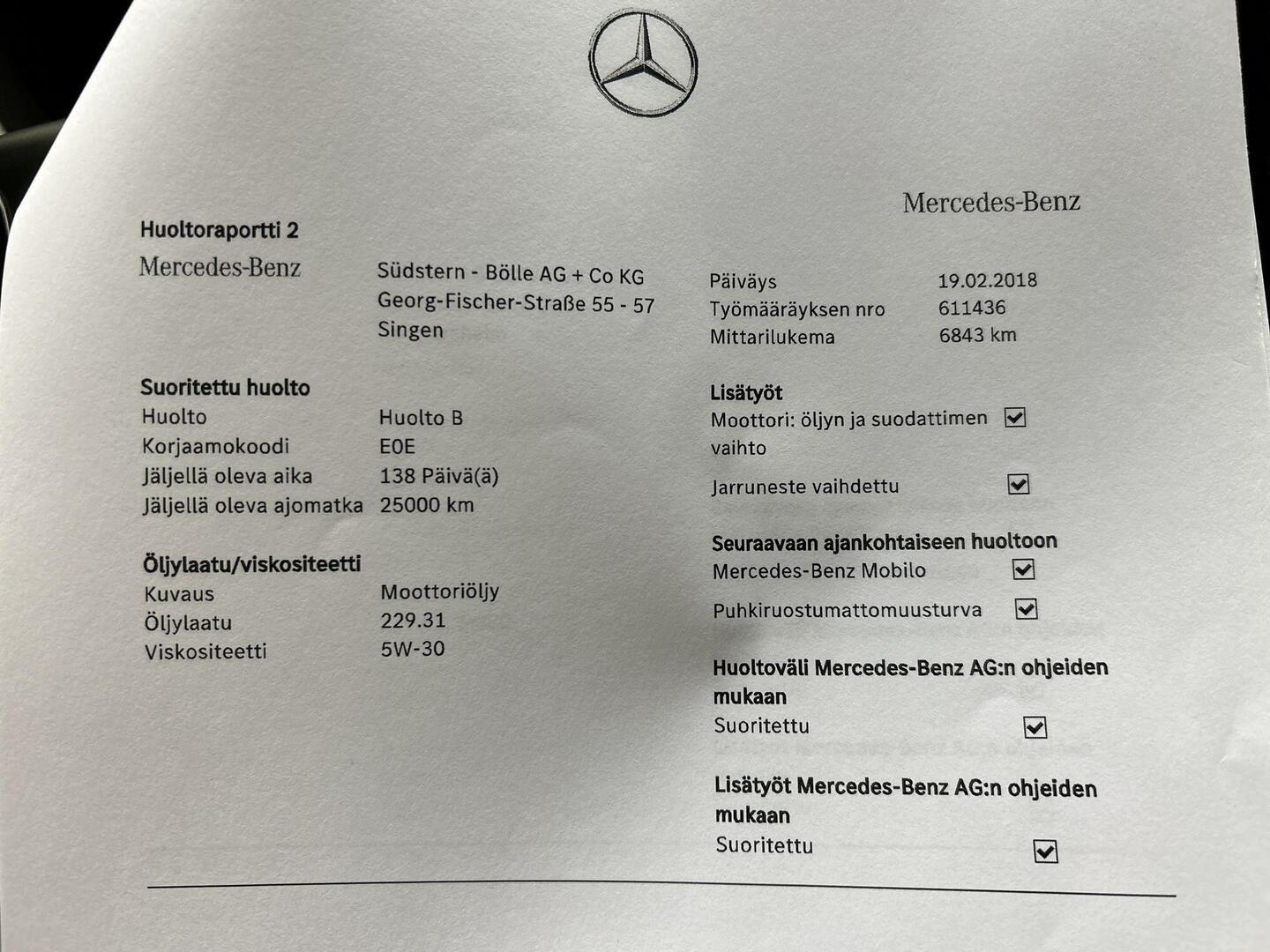 MERCEDES-BENZ B 2016