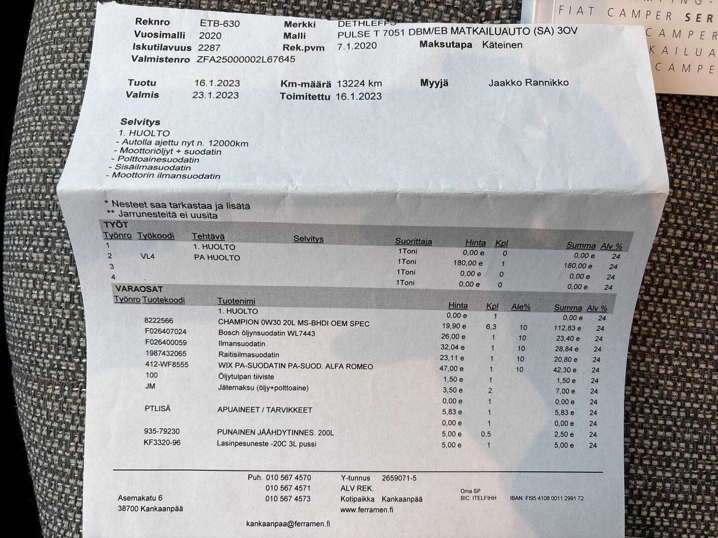 DETHLEFFS PULSE T 7051 2020