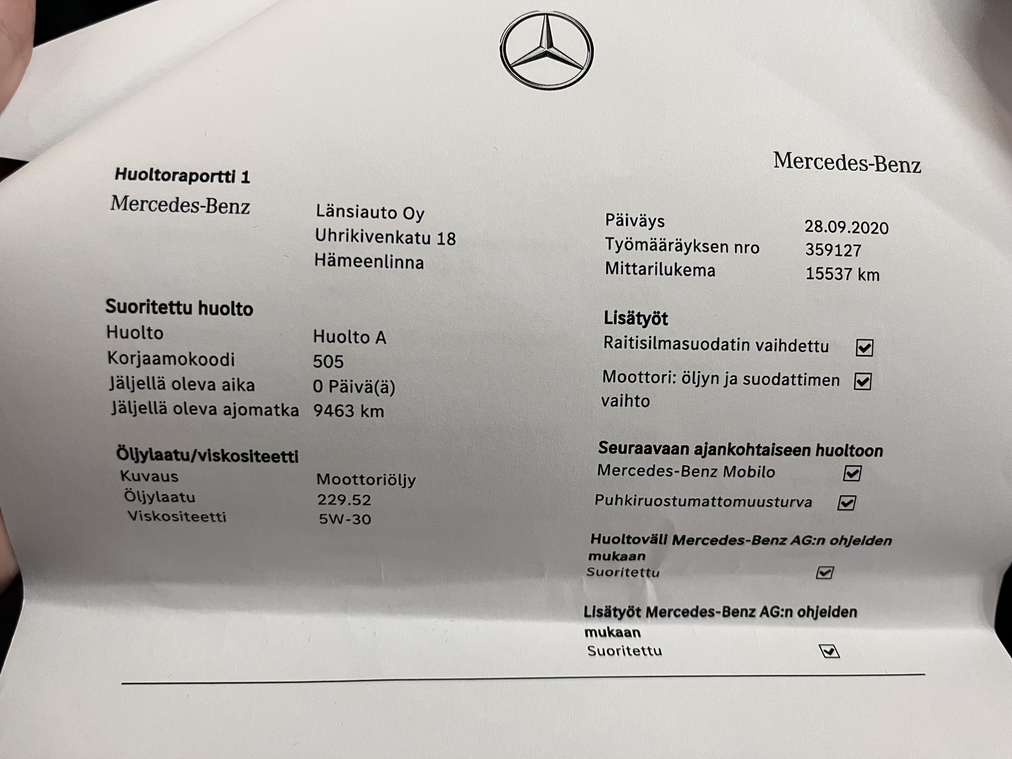 MERCEDES-BENZ C 2019