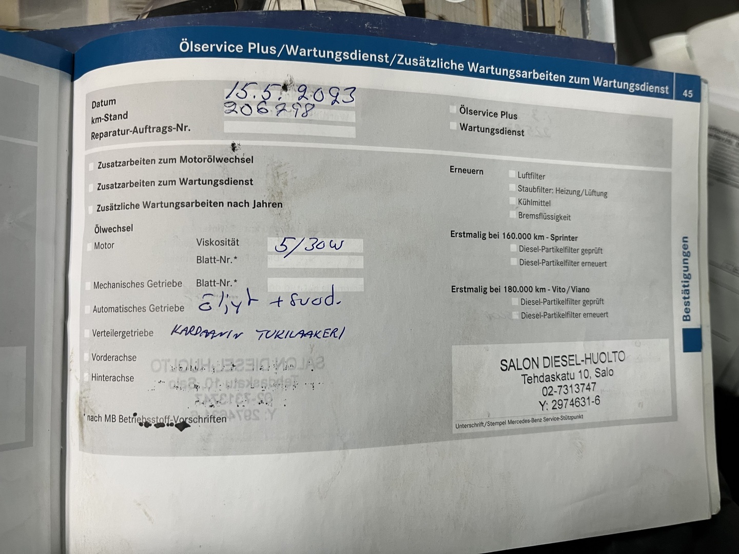 MERCEDES-BENZ Sprinter 2009