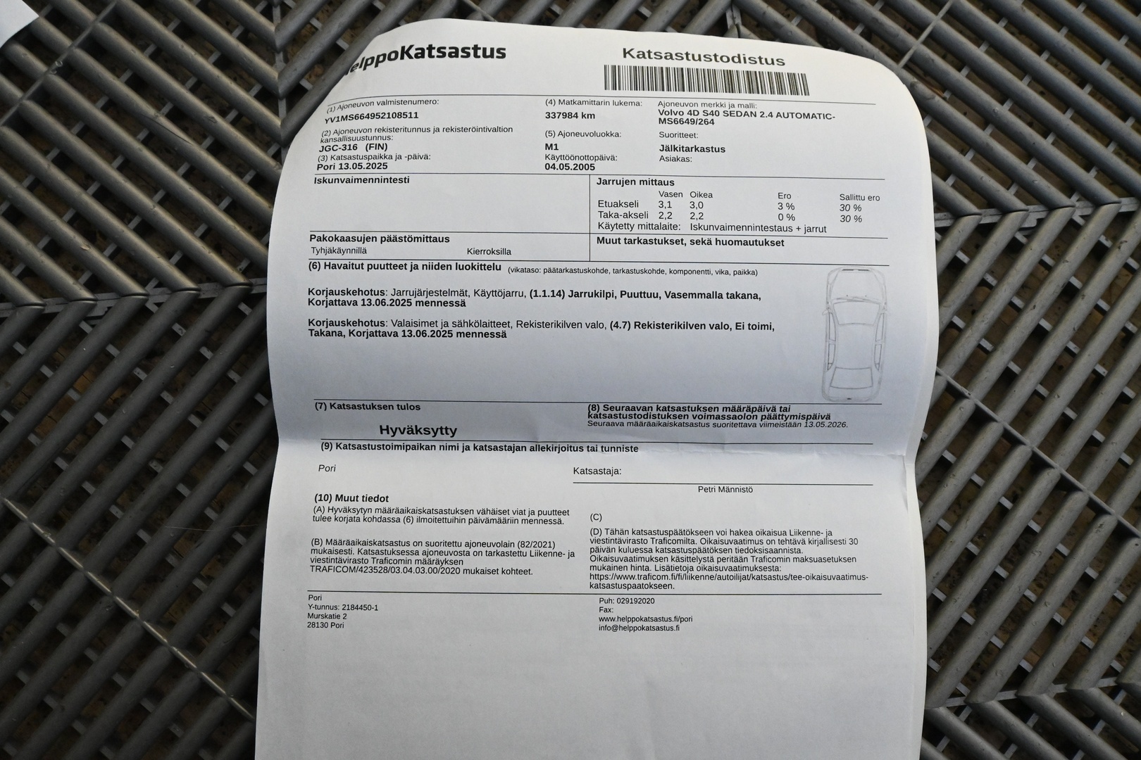 VOLVO S40 2005