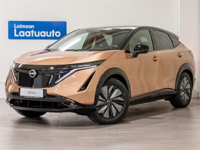 Nissan Ariya 87 kWh Advance 4WD 302 hv / Korko 2.99 % / Lämm. ratti ja tuulilasi / Takaluukku sähköllä / 360 kame