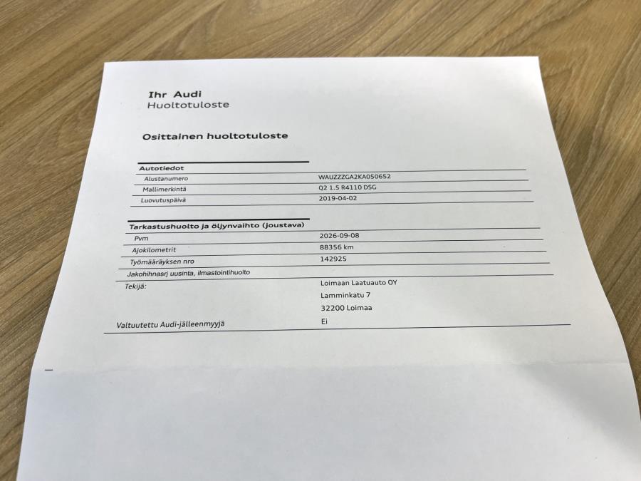 Business Sport 35 TFSI 110 kW S tronic / Suomi-auto / LED-ajovalot / Jakohihna vaihdettu 09/2026