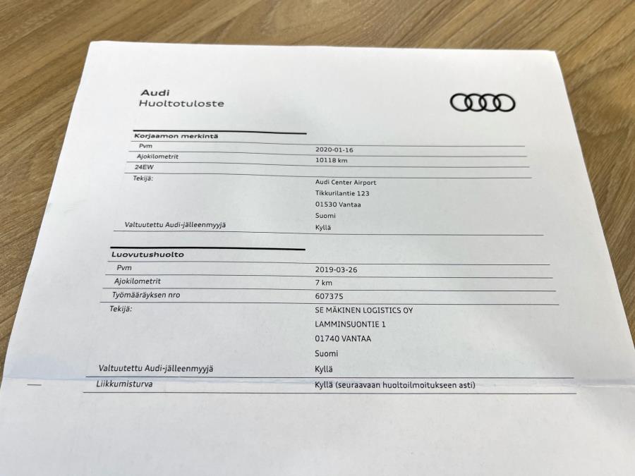Business Sport 35 TFSI 110 kW S tronic / Suomi-auto / LED-ajovalot / Jakohihna vaihdettu 09/2026