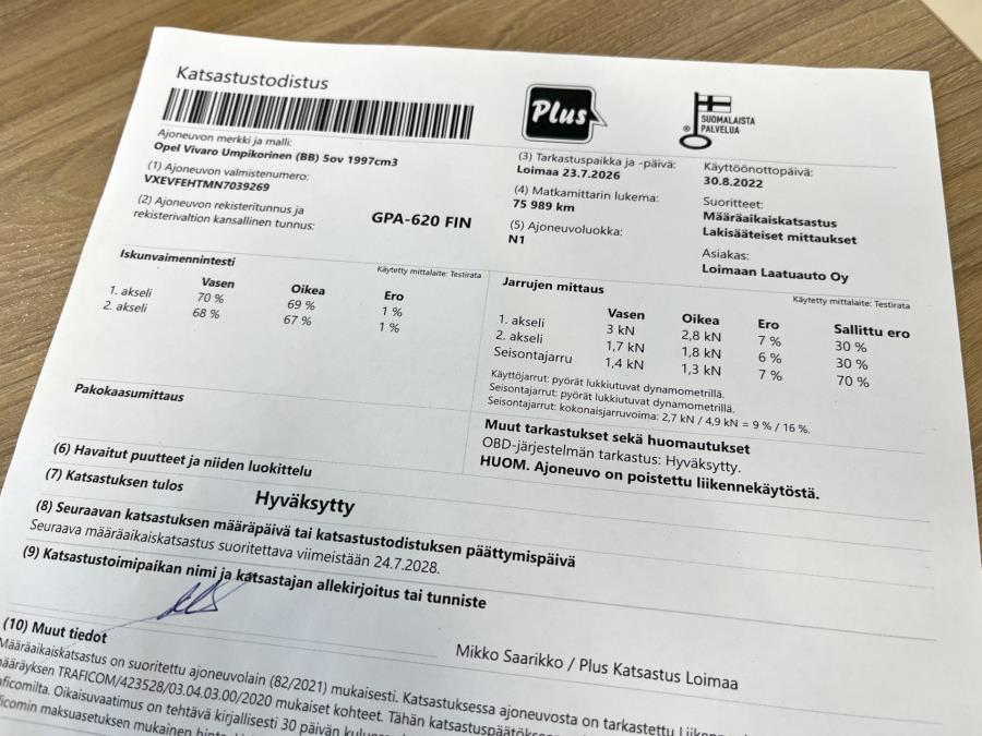 Van L Comfort 145 hv man. / Sis. alv. / Suomi-auto / 1 omistaja / Vetokoukku / Webasto kauko-ohj.