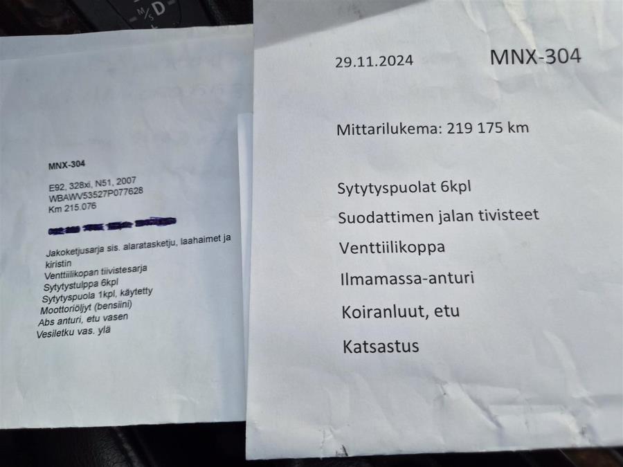 XiA Coupe / Sadetunnistin / Sporttipenkit / Sähköpenkit / Kattoluukku / Vakionopeudensäädin