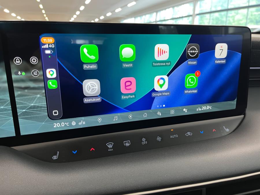52 kWh Engage Plus / Takuu 5 vuotta / Toimintamatka 424 km / Akuston esilämmitys / Ilmalämpöpumppu