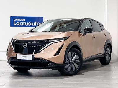 Nissan Ariya 87 kWh Advance e-4ORCE 4WD 302 hv / Korko 0.99 % / Lämm. ratti ja tuulilasi / Takaluukku sähköllä