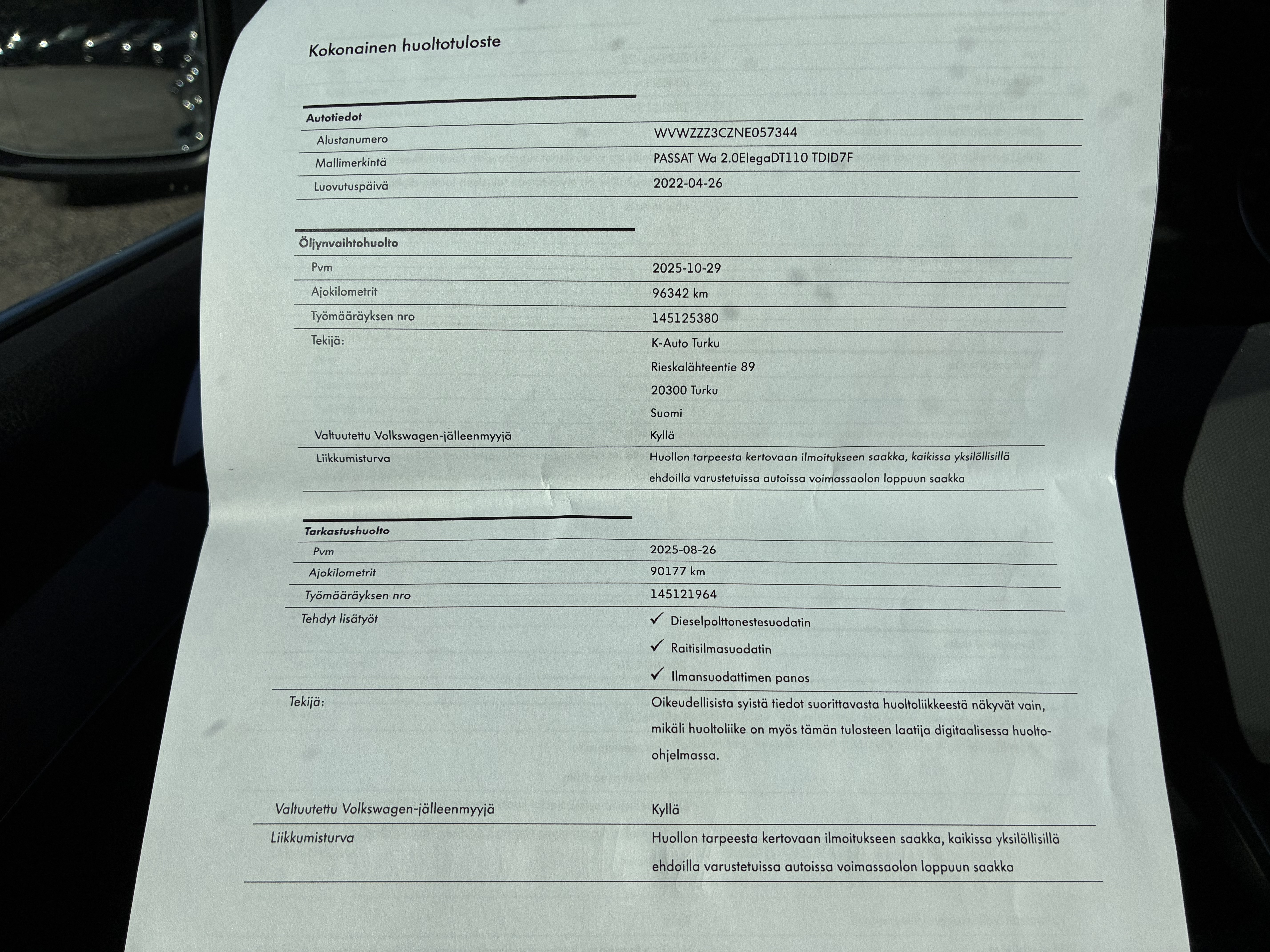 Volkswagen Passat 2022