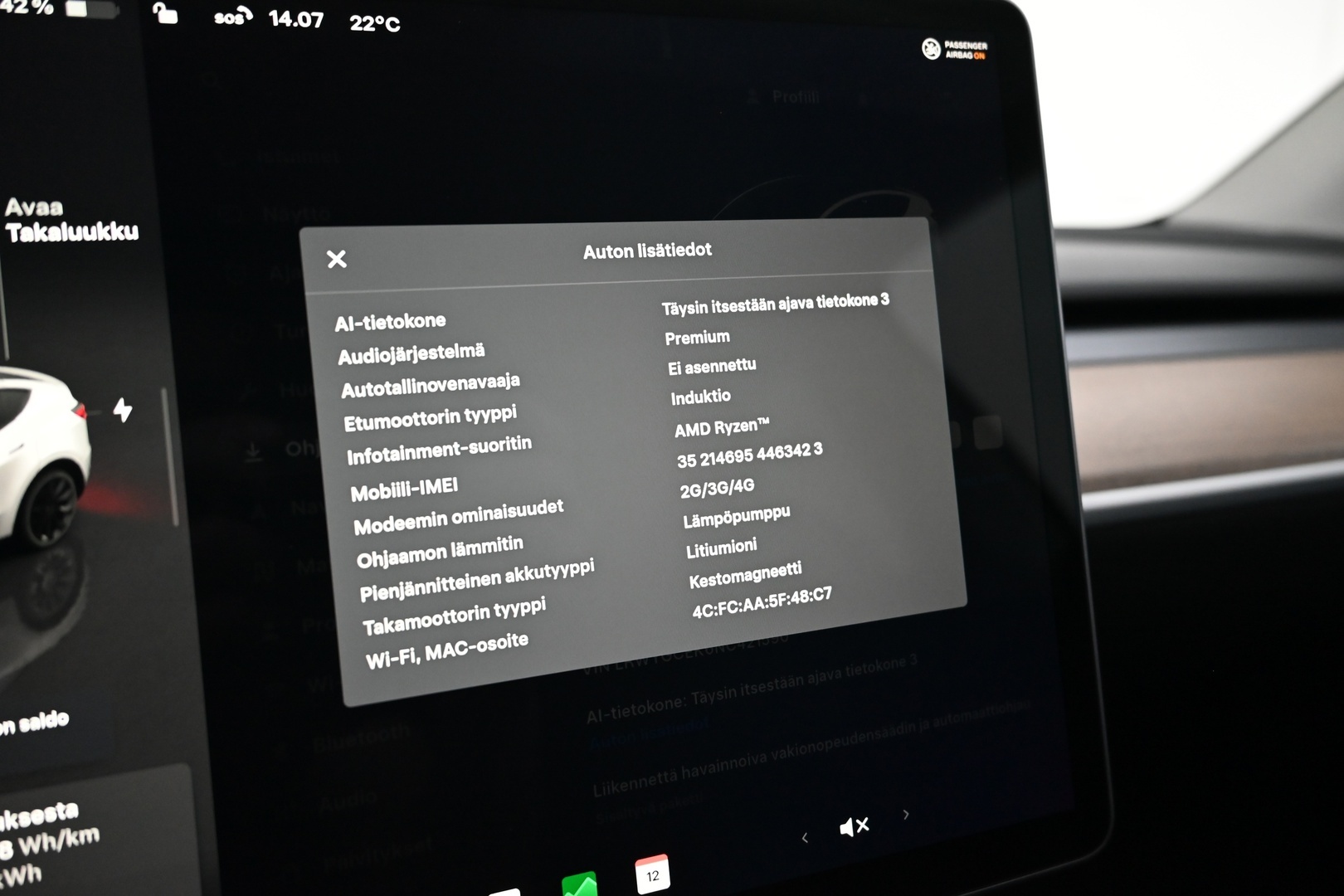 TESLA Model Y 2022