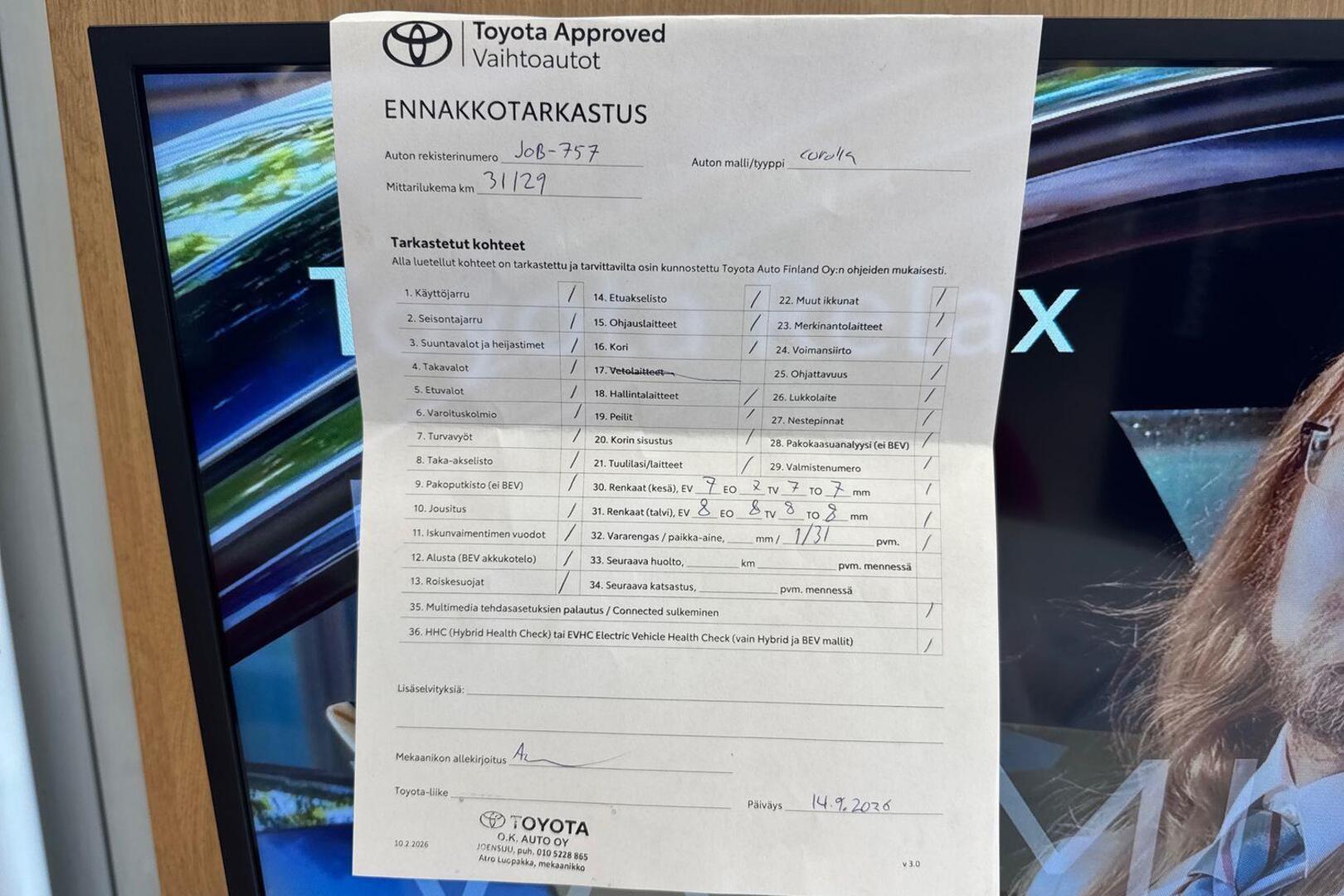TOYOTA Corolla 22