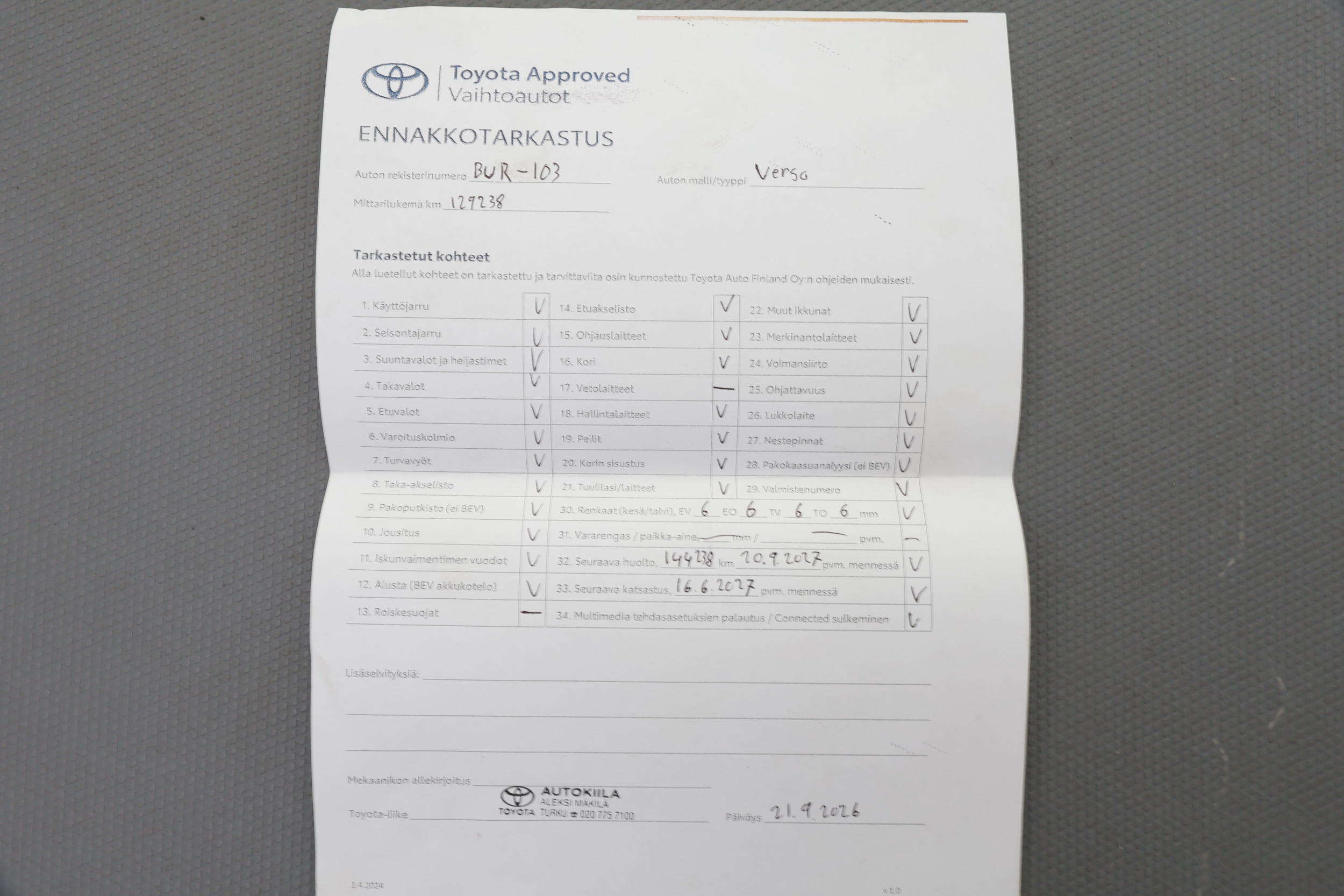 TOYOTA Verso 2017