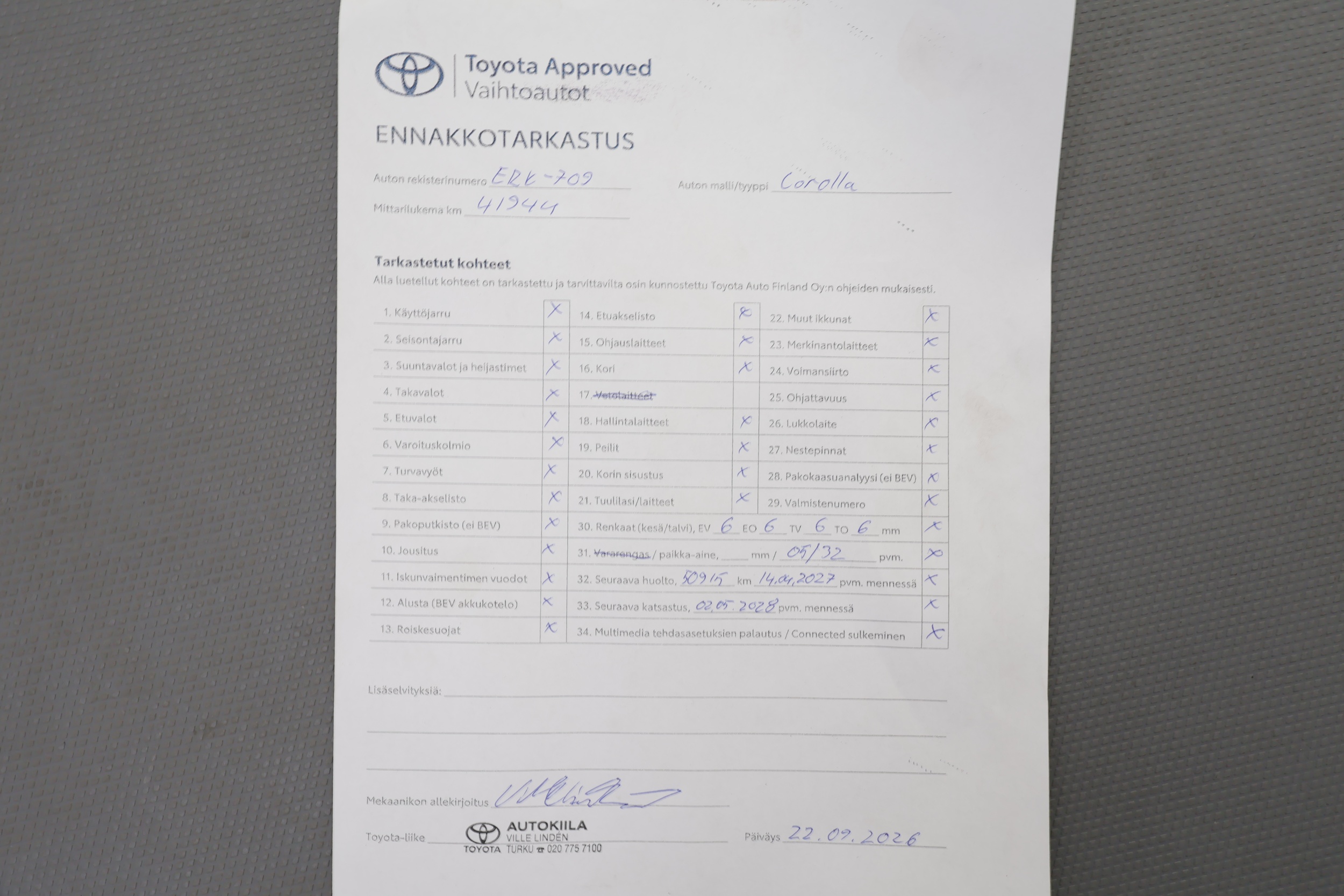 TOYOTA COROLLA 2019