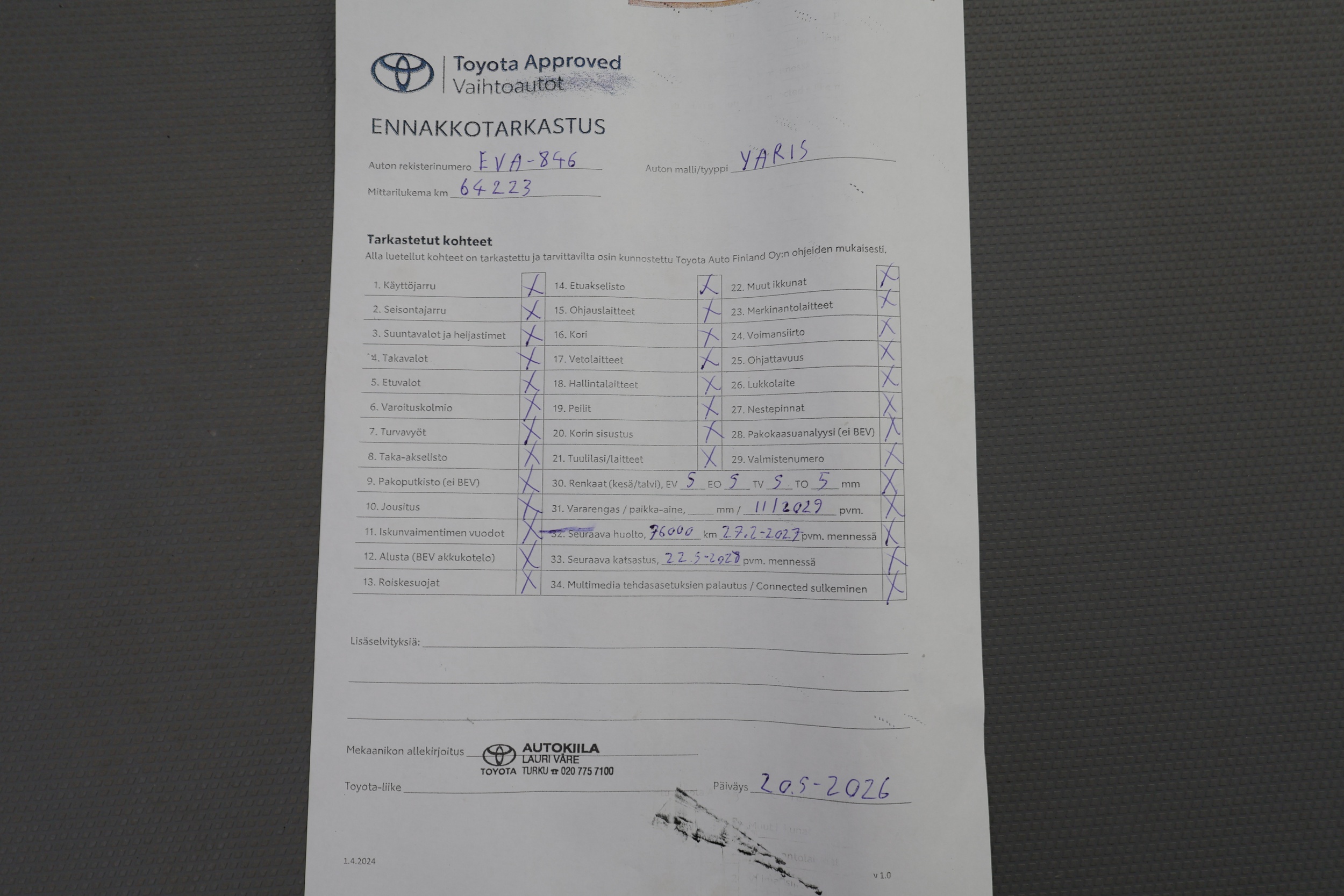 TOYOTA YARIS 2024