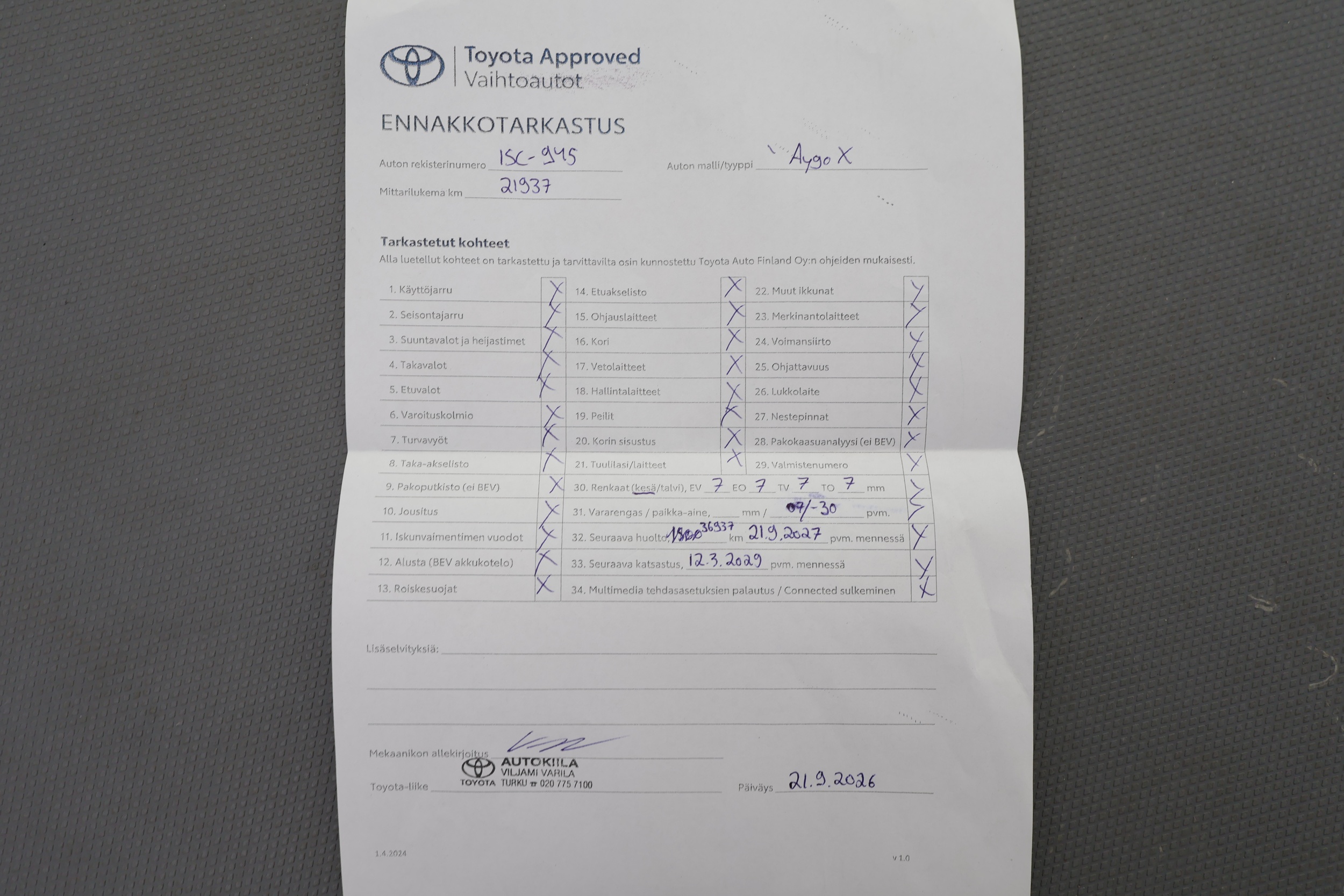 TOYOTA Aygo X 2025
