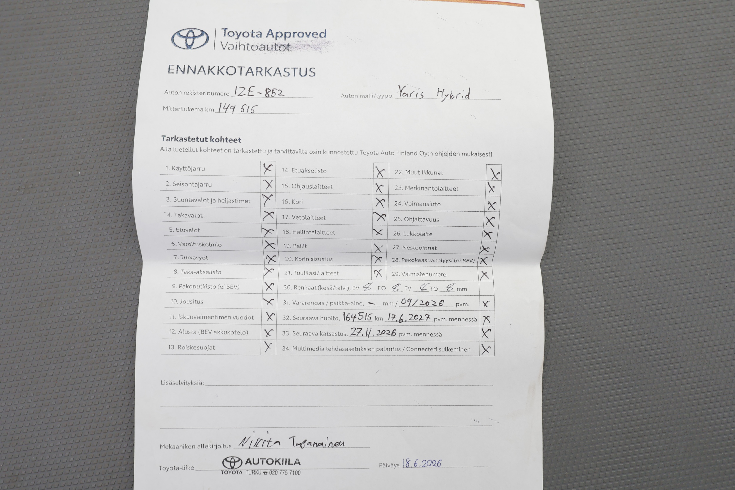 TOYOTA YARIS 2020