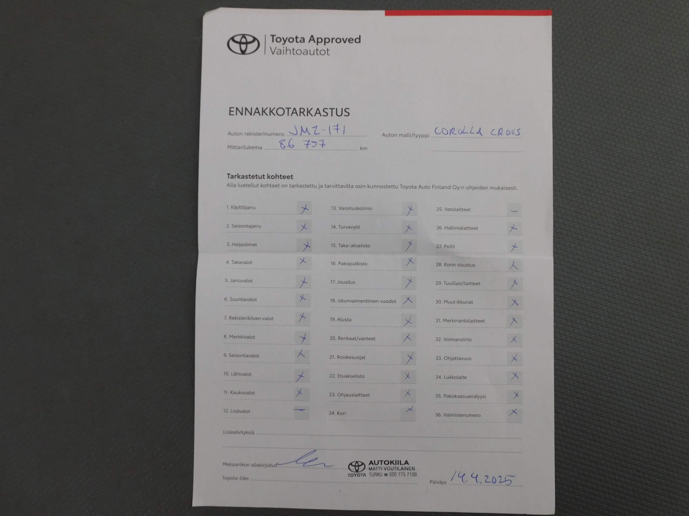 TOYOTA Corolla Cross 2023