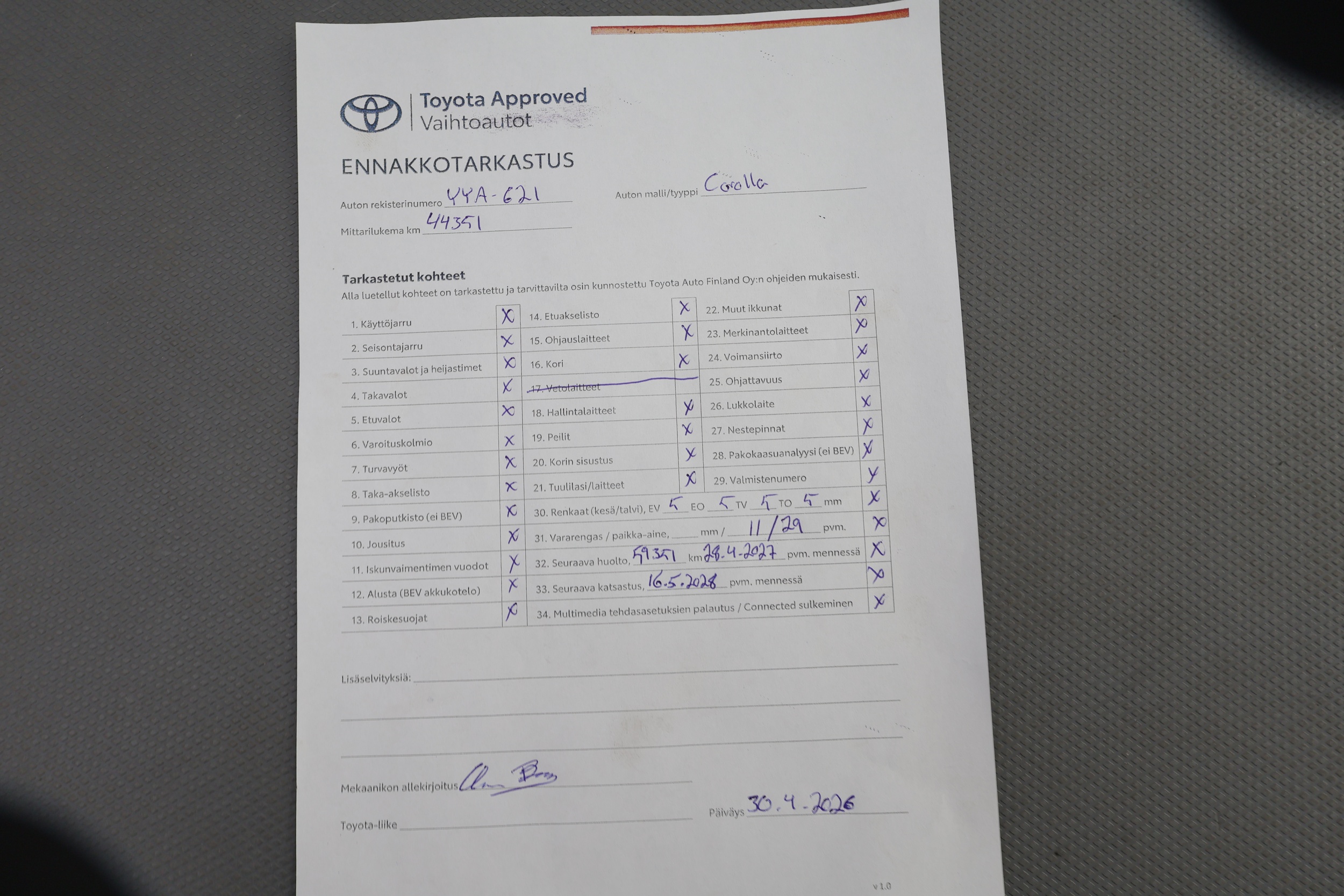 TOYOTA COROLLA 2024