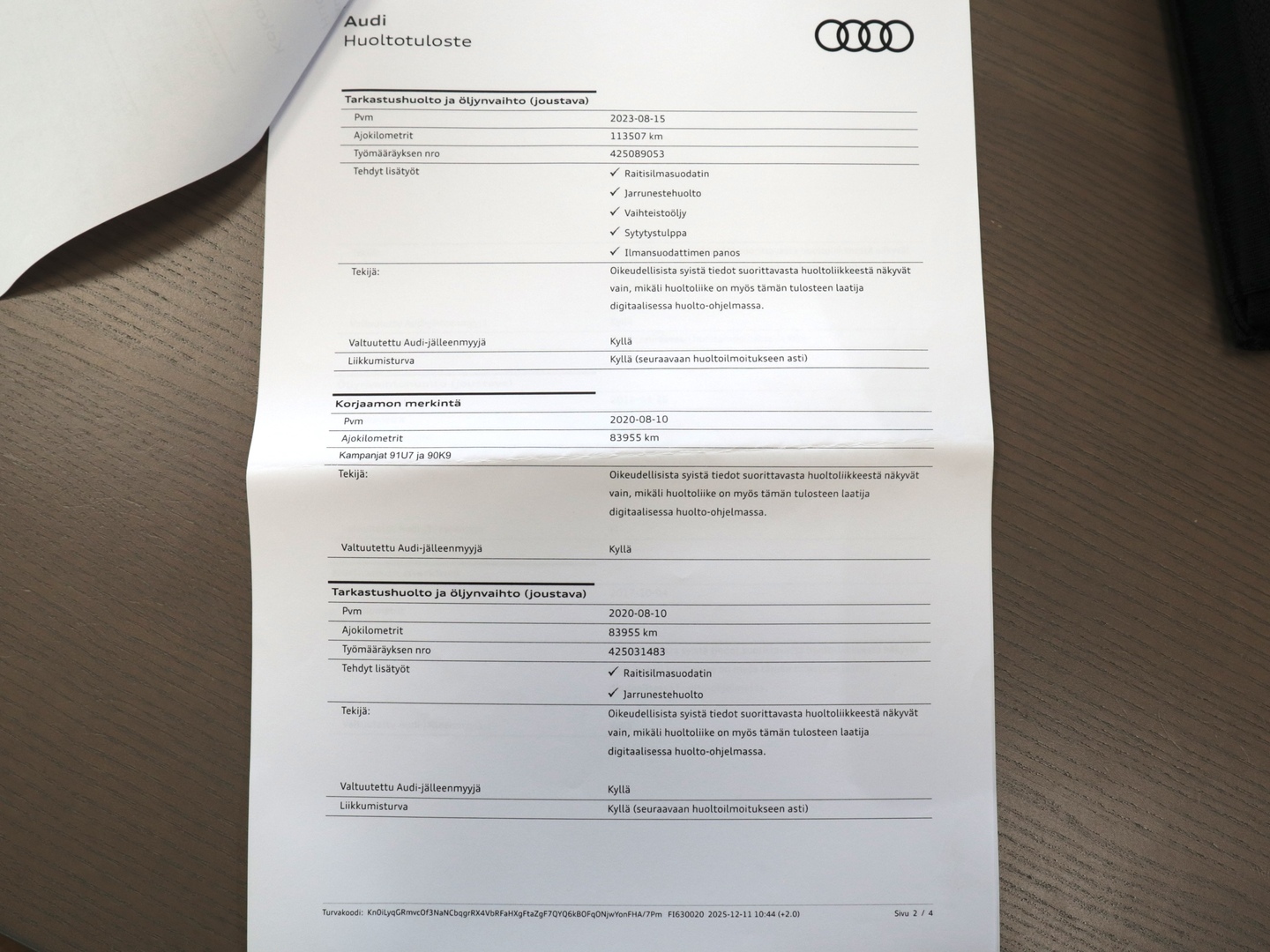 AUDI A4 2016