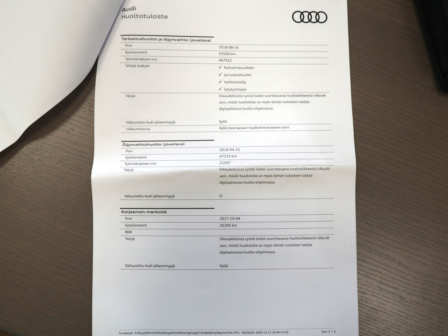 AUDI A4 2016