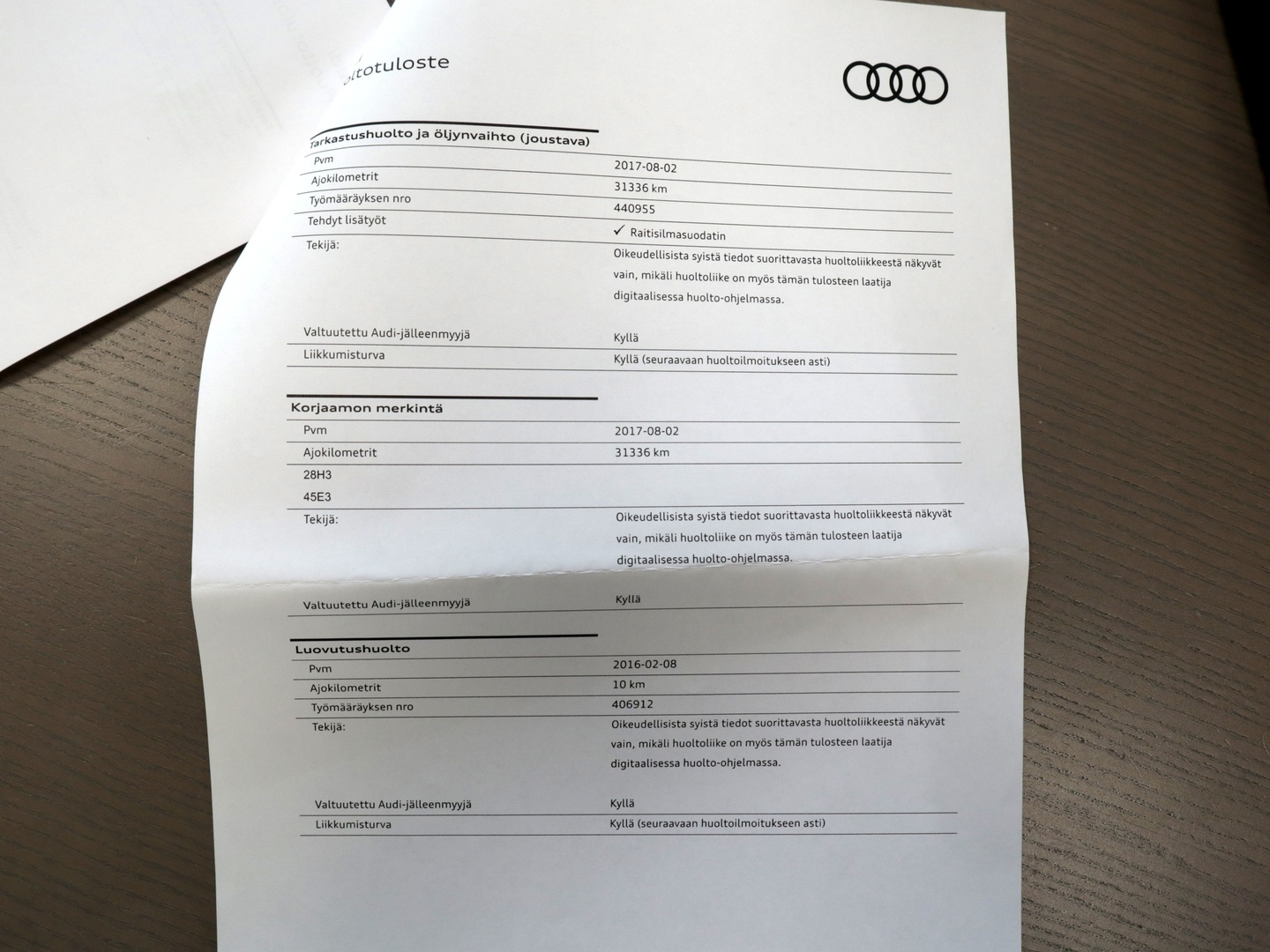 AUDI A4 2016