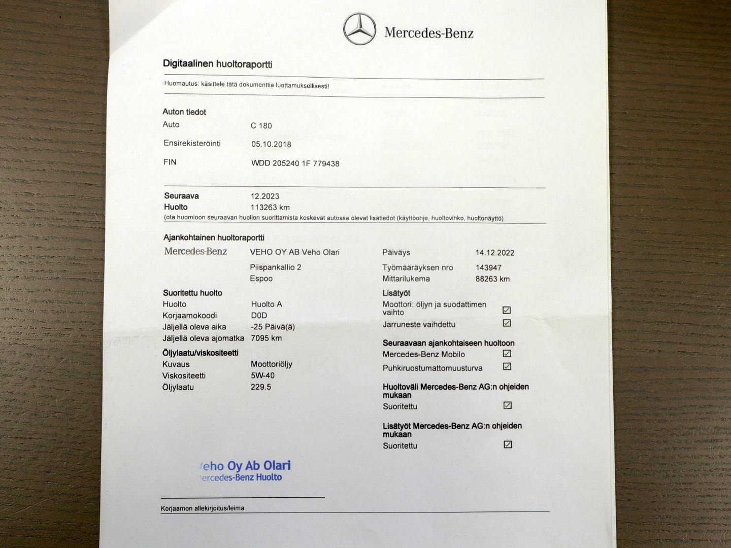 MERCEDES-BENZ C 2018