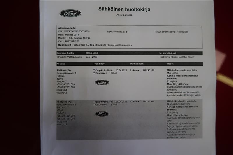 Ford Mondeo 2016