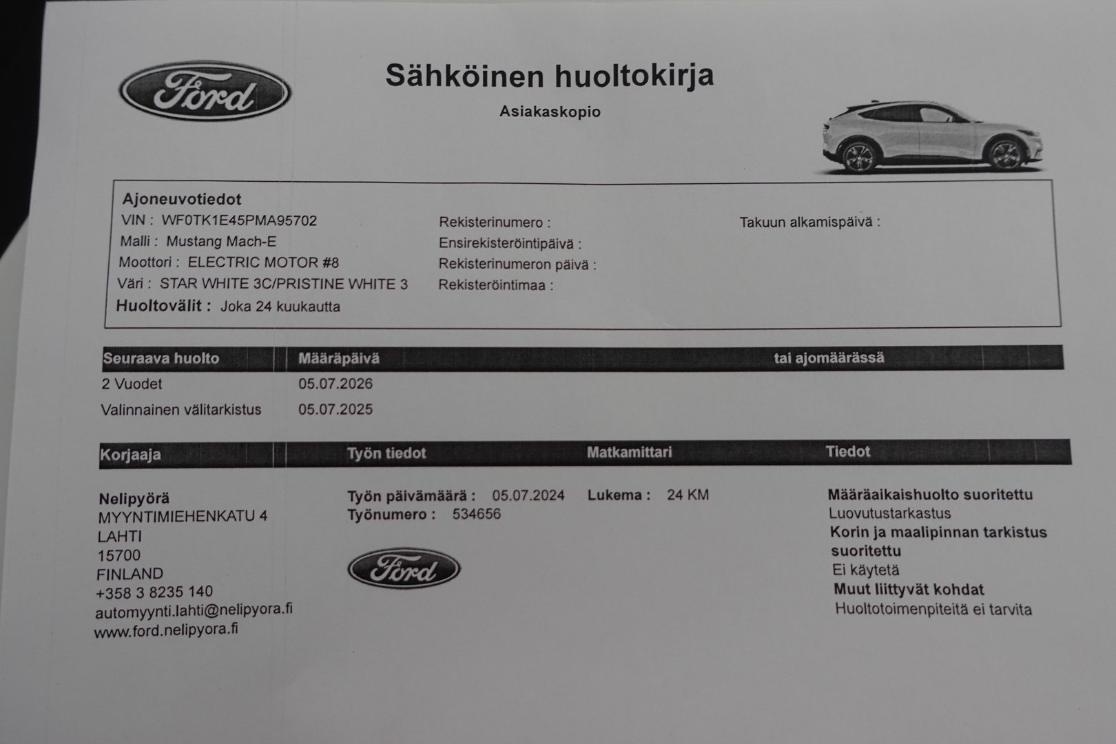 FORD Mustang Mach-E 2024