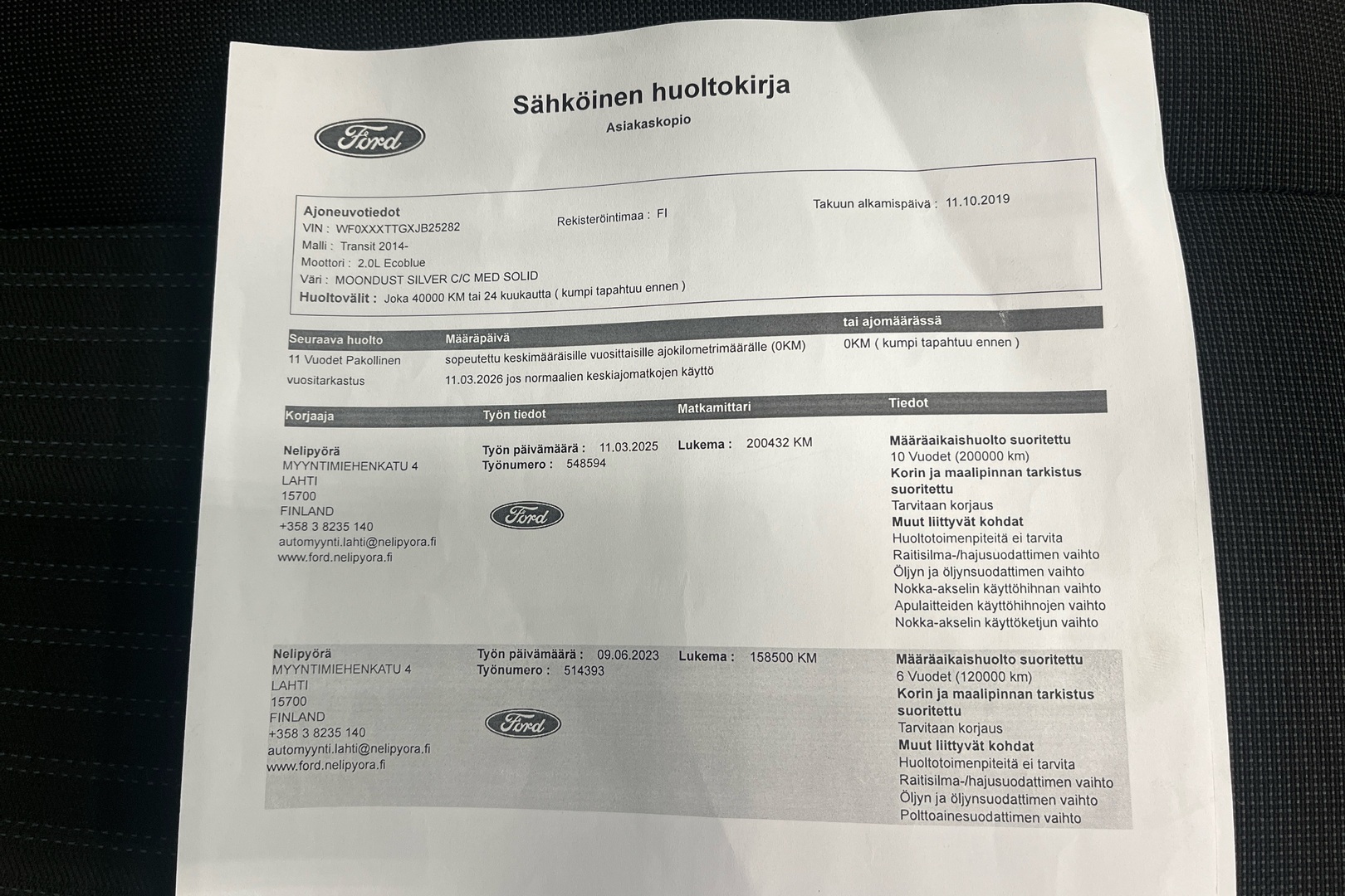 FORD Transit 2019