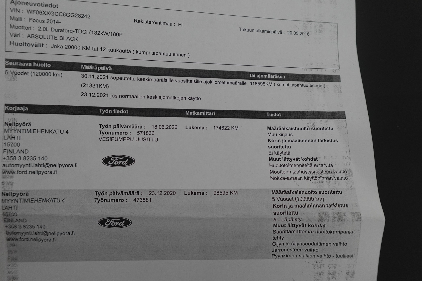 FORD Focus 2016