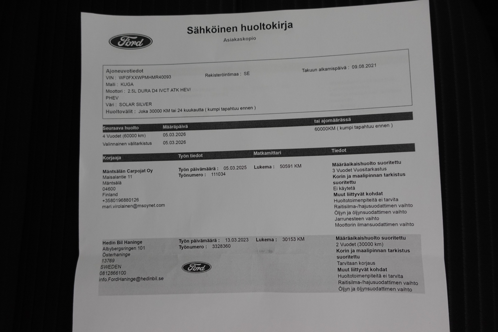 FORD Kuga 2021