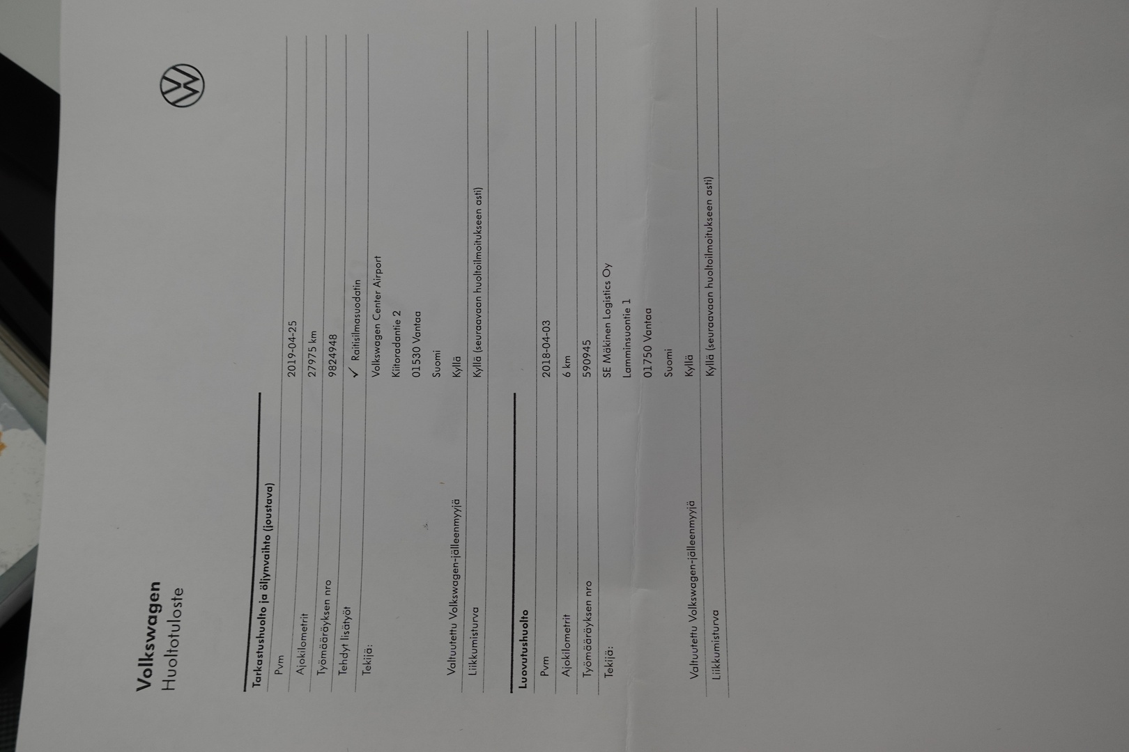 VOLKSWAGEN Golf 2018