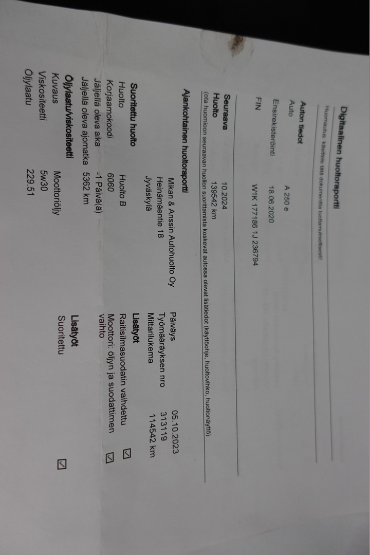 MERCEDES-BENZ A 2020